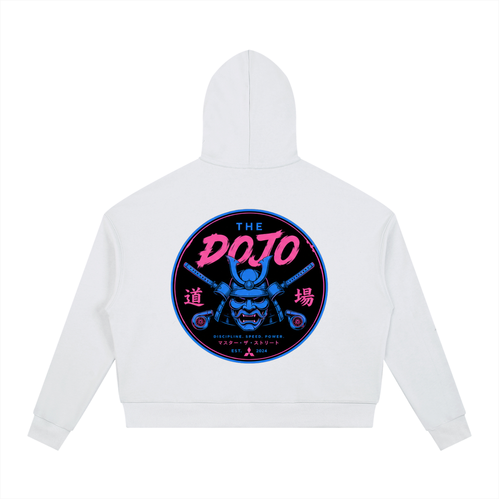 Contrast Koji/Dojo Drawstring Hoodie